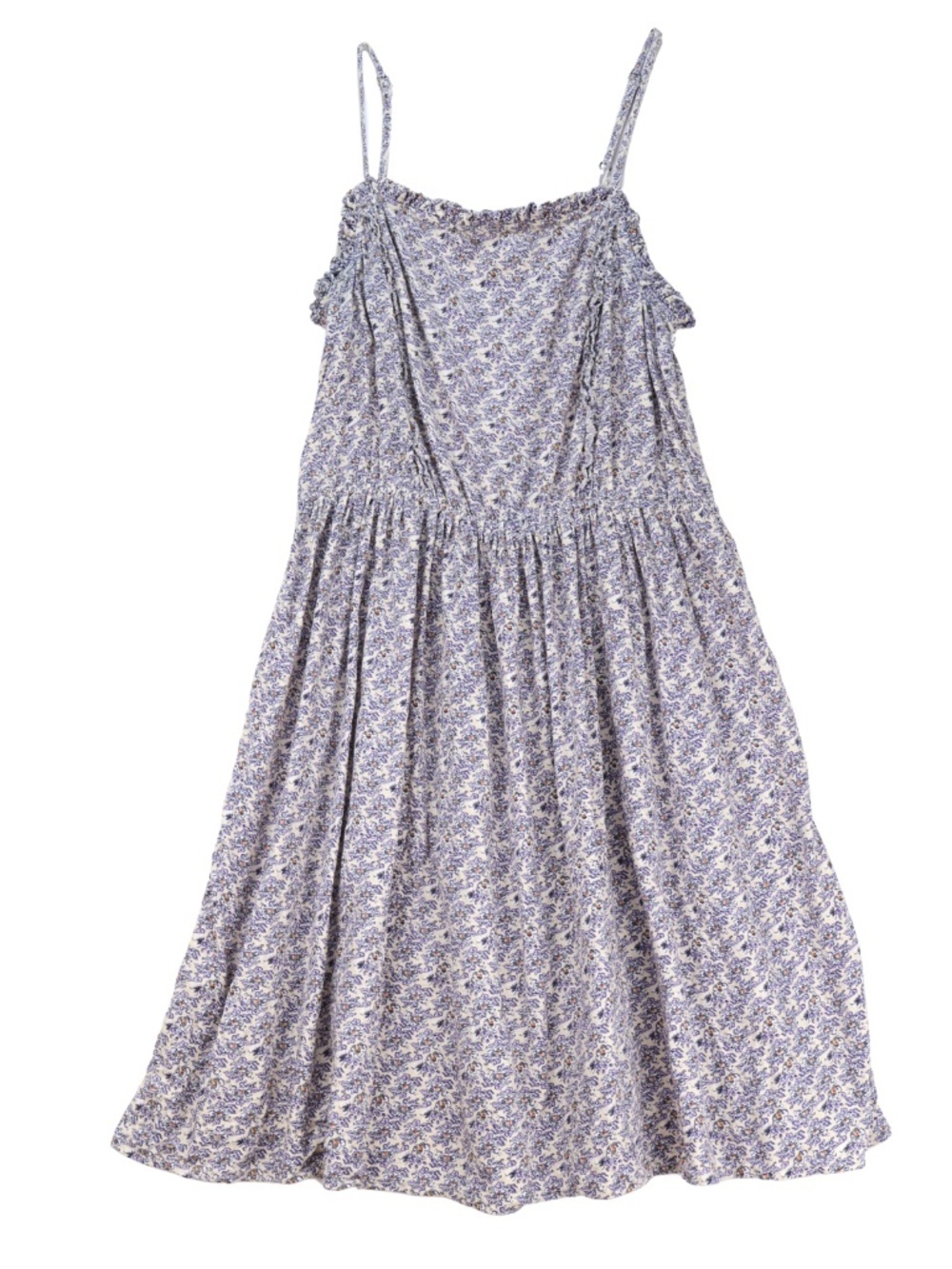 Hinge Floral Smocked Midi Dress Size Small Cottagecore